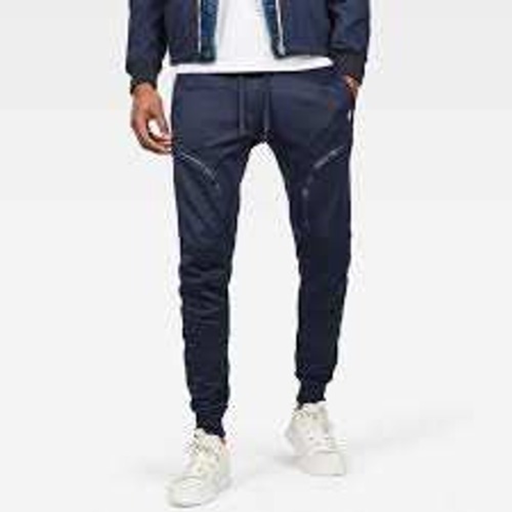 NWT‎ $150 G-Star Raw Mens Air Defence Zip 3D Slim Sweat Pants Navy